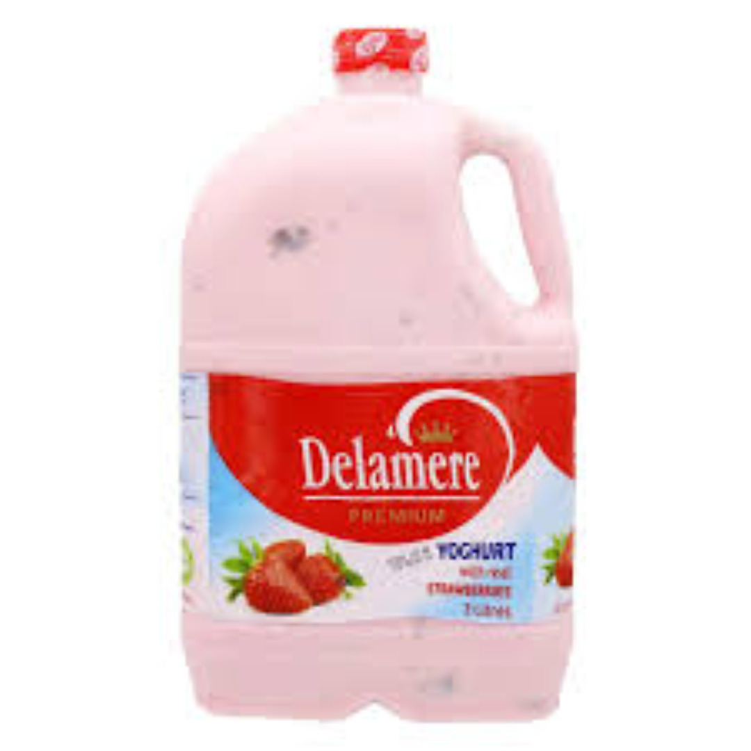 DELAMERE PREMIUM STRAWBERRY YOGHURT 3LTRS